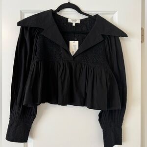 Sea New York Willa Smocking Top NWT